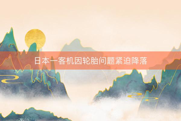 日本一客机因轮胎问题紧迫降落