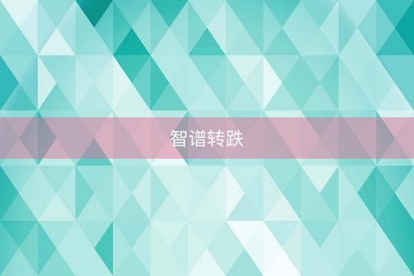 智谱转跌