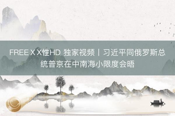 FREEⅩX性HD 独家视频丨习近平同俄罗斯总统普京在中南海小限度会晤